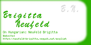 brigitta neufeld business card